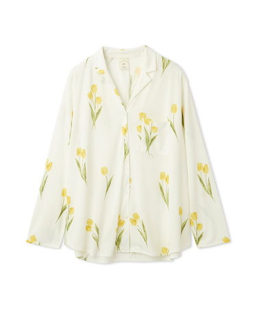 チューリップ柄シャツ