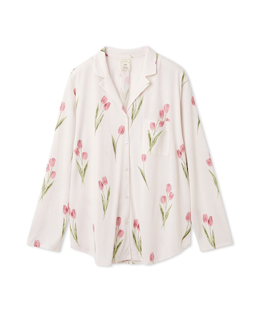 チューリップ柄シャツ