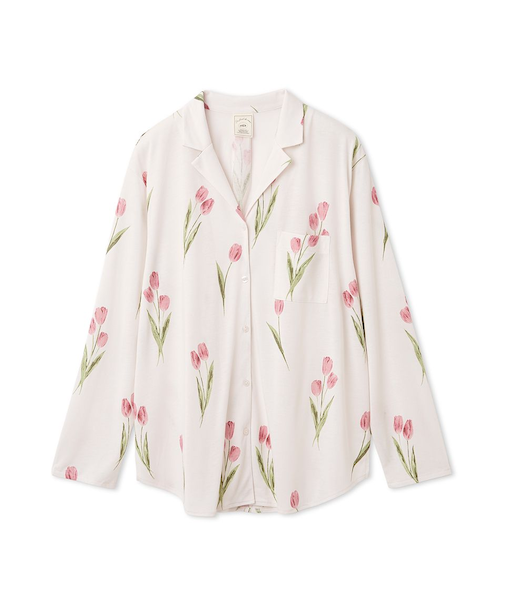 チューリップ柄シャツ