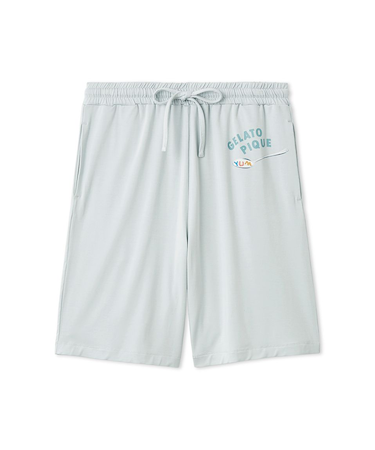 【HOMME】シリアルワンポイントロゴハーフパンツ