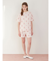 カップケーキ柄ショートパンツ