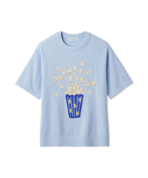 HOMME】エアリーモコモチーフジャガードプルオーバー｜ジェラートピケ