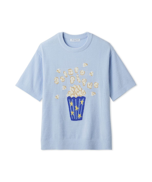 【HOMME】エアリーモコモチーフジャガードプルオーバー