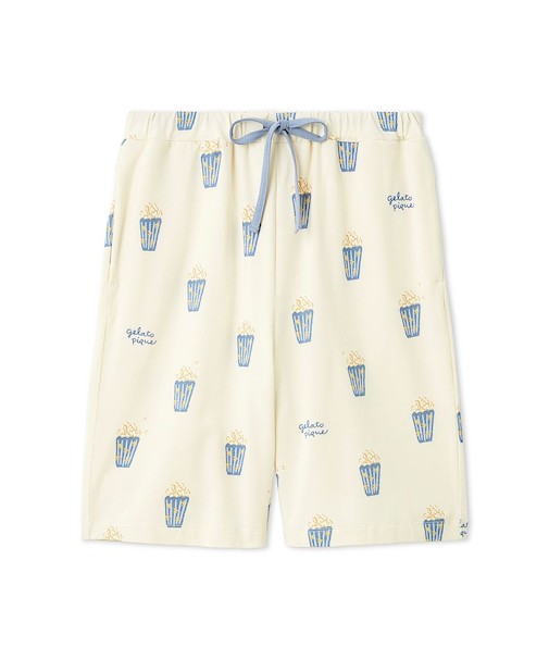 【HOMME】ポップコーン柄ハーフパンツ