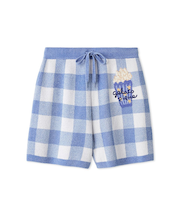 エアリーモコギンガムチェック柄ショートパンツ