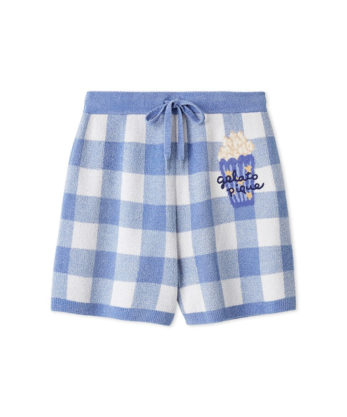 エアリーモコギンガムチェック柄ショートパンツ