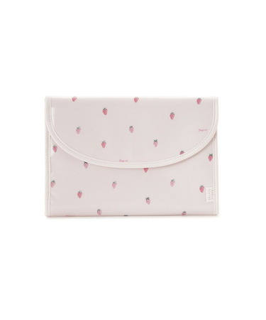 ストロベリー柄母子手帳ケースL