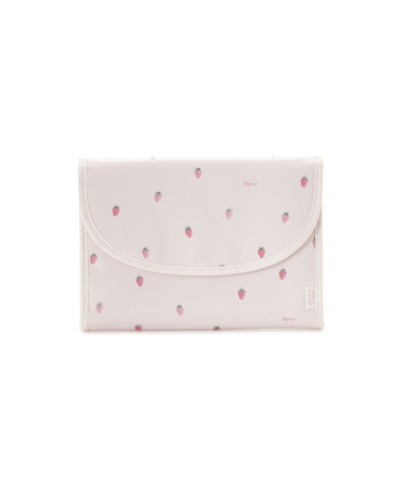 ストロベリー柄母子手帳ケースM