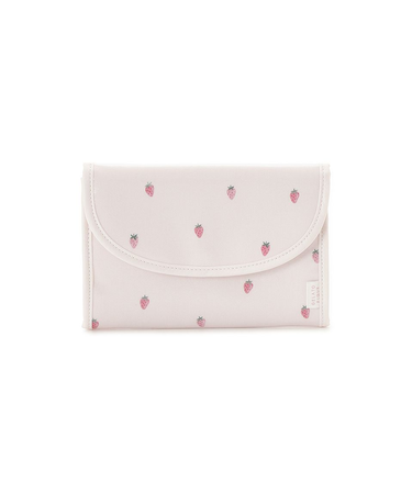 ストロベリー柄母子手帳ケースS