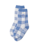 【KIDS】エアリーモコギンガムチェック柄ソックス