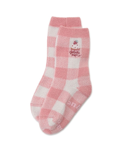 KIDS】エアリーモコギンガムチェック柄ソックス｜ジェラートピケの通販