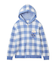 エアリーモコギンガムチェック柄パーカ