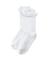 【WhiteDay】フリルロゴソックス