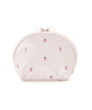 ストロベリー柄コーティングポーチ