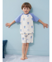 【KIDS】ポップコーン柄ハーフパンツ