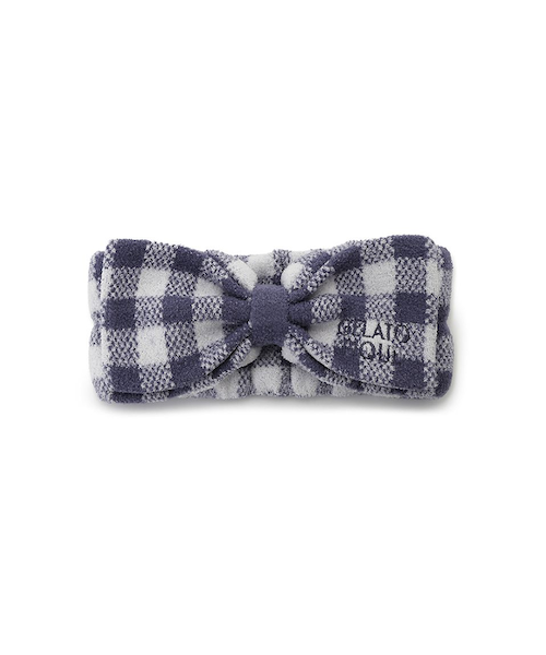 WhiteDay】チェック柄ヘアバンド｜ジェラートピケの通販｜&mall