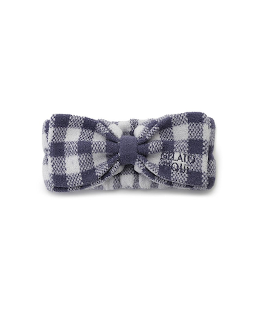 【WhiteDay】チェック柄ヘアバンド