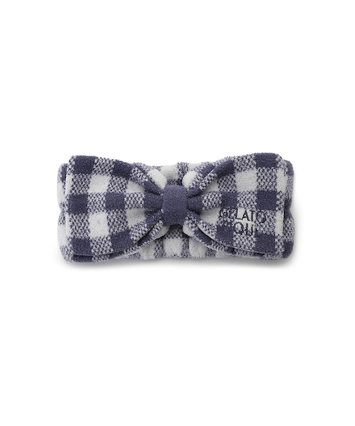 【WhiteDay】チェック柄ヘアバンド