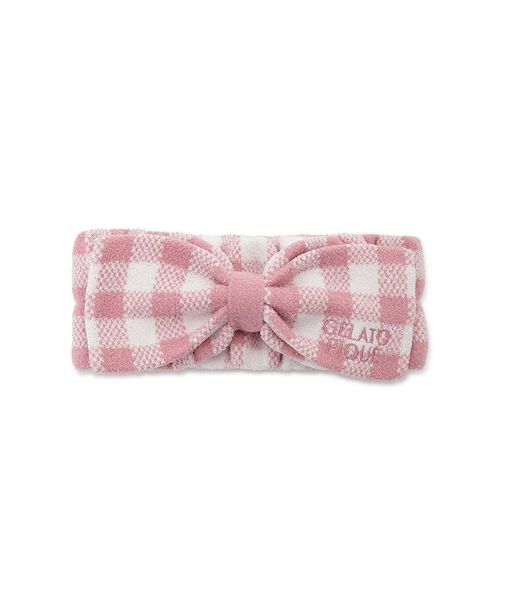【WhiteDay】チェック柄ヘアバンド