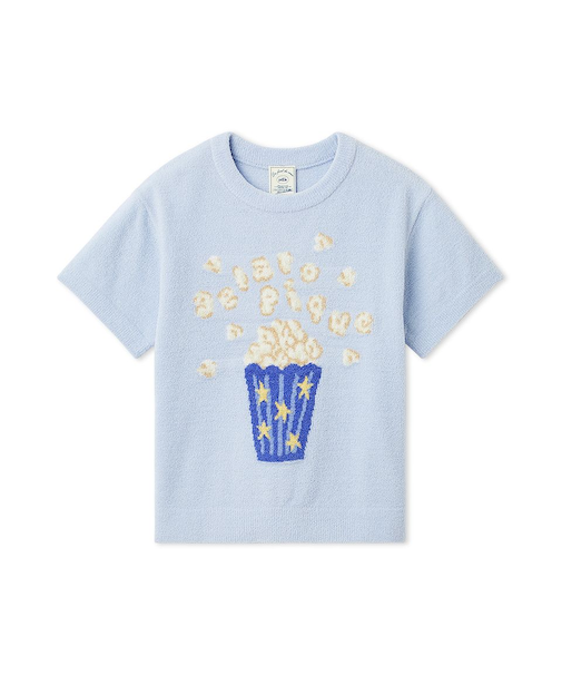 【KIDS】エアリーモコモチーフジャガードプルオーバー