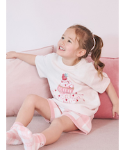 【KIDS】エアリーモコモチーフジャガードプルオーバー