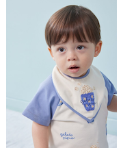 【BABY】ポップコーン柄スタイ