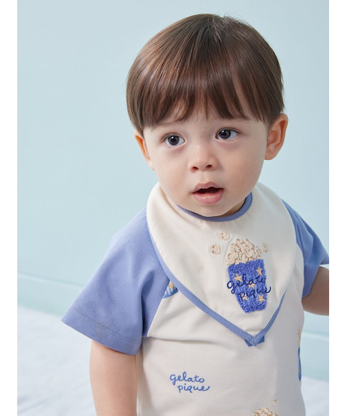 【BABY】ポップコーン柄スタイ