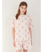 カップケーキ柄Tシャツ