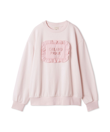 【WhiteDay】ピローモチーフ裏毛プルオーバー