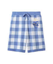 【HOMME】エアリーモコギンガムチェック柄ハーフパンツ