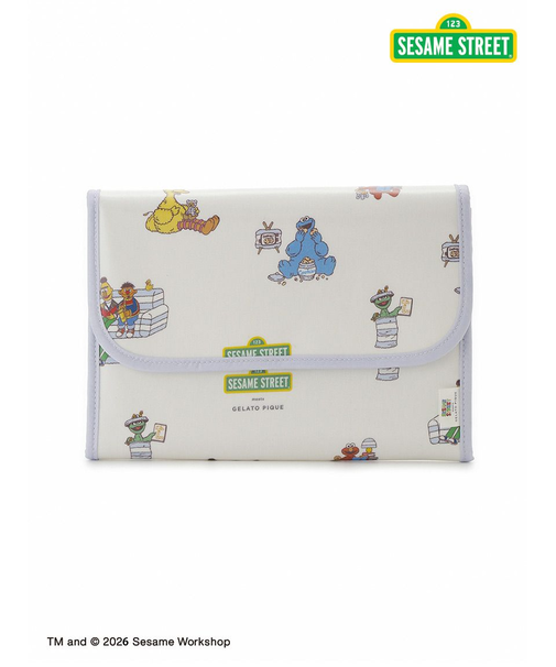 【SESAME STREET】総柄母子手帳ケースM
