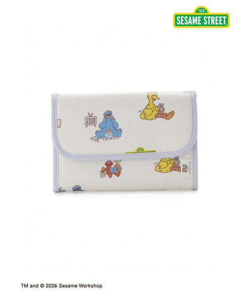 【SESAME STREET】総柄母子手帳ケースS