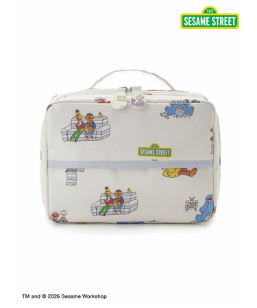 【SESAME STREET】総柄おむつポーチ