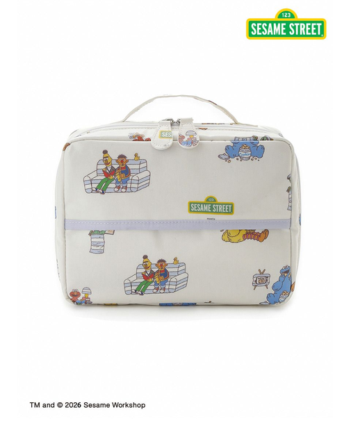 【SESAME STREET】総柄おむつポーチ
