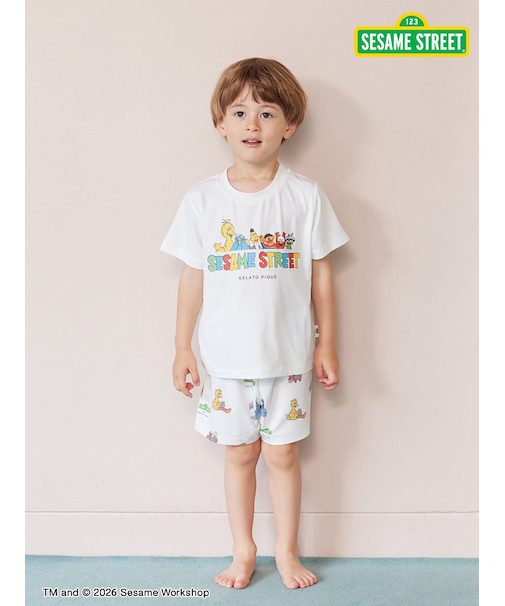 【SESAME STREET】【KIDS】ワンポイントTシャツ