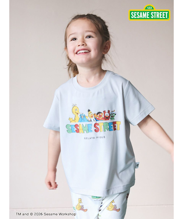 【SESAME STREET】【KIDS】ワンポイントTシャツ