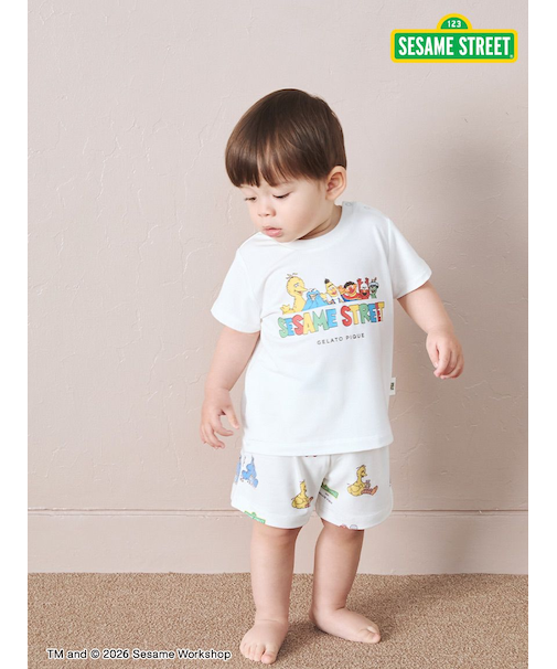 【SESAME STREET】【BABY】総柄ショートパンツ