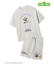 【SESAME STREET】【HOMME】エアリーモコジャガードプルオーバー&ハーフパンツセット