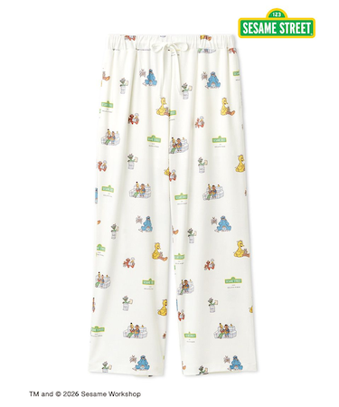 【SESAME STREET】総柄ロングパンツ