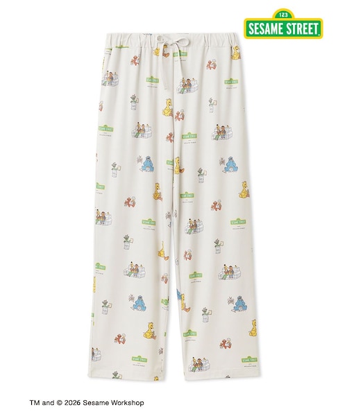 SESAME STREET】【HOMME】総柄ロングパンツ｜ジェラートピケの通販