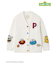 【SESAME STREET】エアリーモコアップリケカーディガン
