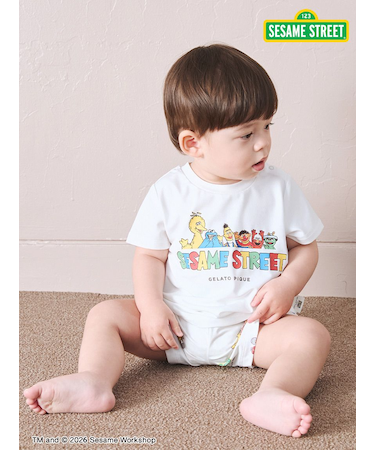 【SESAME STREET】【BABY】ワンポイントTシャツ