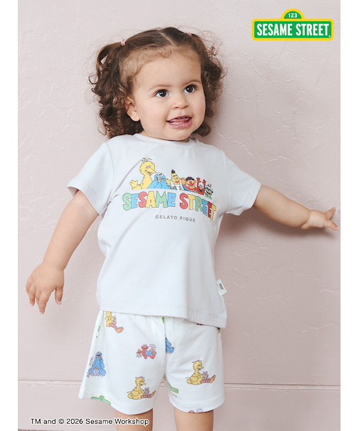 【SESAME STREET】【BABY】ワンポイントTシャツ