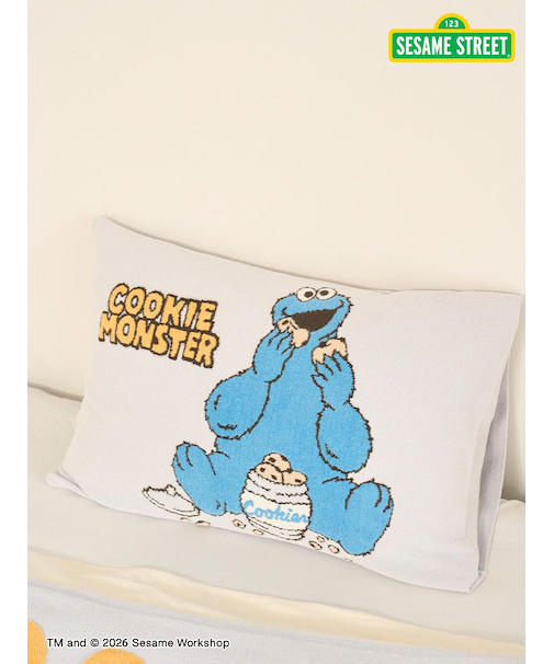 【SESAME STREET】【Sleep】エアリーモコジャガードピローケース
