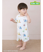 【SESAME STREET】【BABY】総柄ロンパース
