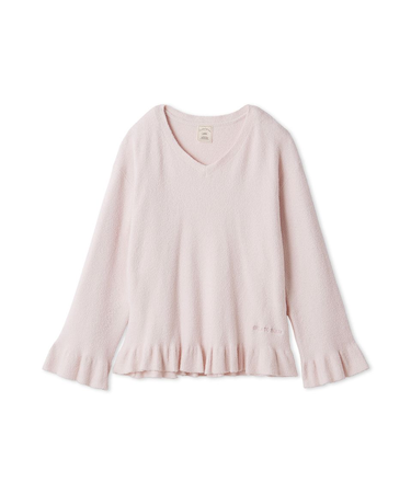 スムーズィーリブフリルプルオーバー