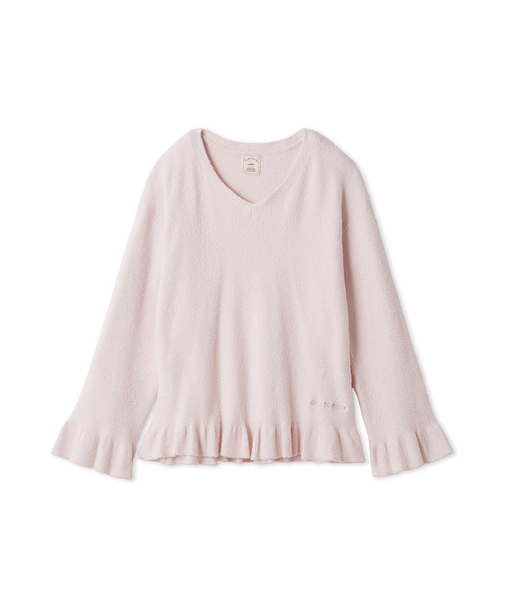スムーズィーリブフリルプルオーバー