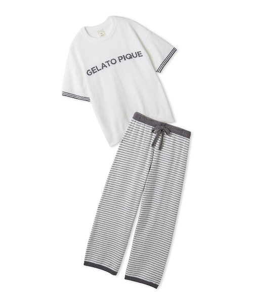 スムーズィーロゴジャガードプルオーバー&ロングパンツセット