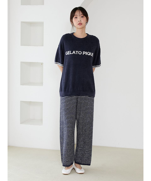 スムーズィーロゴジャガードプルオーバー&ロングパンツセット