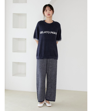 スムーズィーロゴジャガードプルオーバー&ロングパンツセット